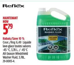 Canadian Tire Reflex -45°C All-Season Windshield Washer Fluid offer