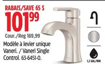 Canadian Tire Pfister Vaneri Single Control offer
