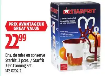 Canadian Tire Starfrit 3-Pc Canning Set offer