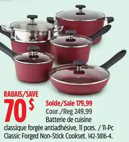 Canadian Tire PADERNO 11-Pc Classic Forged Non-Stick Cookset offer