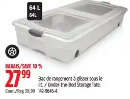 Canadian Tire Type A Under-the-Bed Storage Tote offer