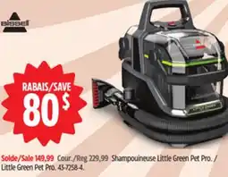 Canadian Tire Bissell Little Green Pet Pro offer