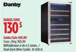 Canadian Tire Danby Dual-Zone Wine Cooler offer