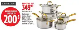 Canadian Tire Lagostina 10-Pc Finessa 5-Ply Clad Cookset offer