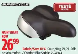 Canadian Tire Supercycle Comfort Bike Saddle offer