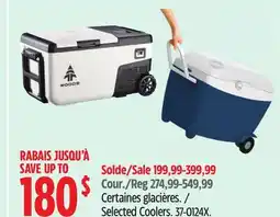 Canadian Tire Mobicool Selected Coolers offer