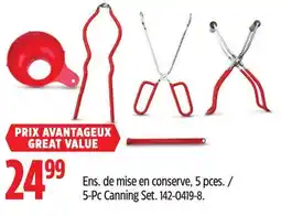 Canadian Tire 5-Pc Canning Set offer