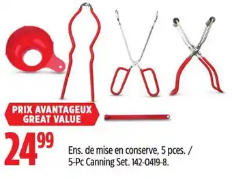 Canadian Tire 5-Pc Canning Set offer