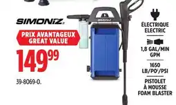 Canadian Tire Simoniz 1650 PSI 1.8 GPM Corded Cold Water Electric Pressure Washer offer