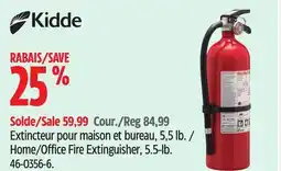 Canadian Tire Kidde Home/Office Fire Extinguisher offer