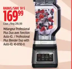 Canadian Tire Ninja Professional Plus Blender Duo with Auto-iQ offer