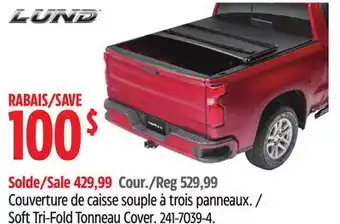 Canadian Tire Lund Soft Tri-Fold Tonneau Cover offer