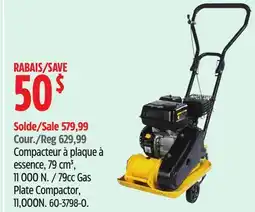 Canadian Tire 79cc Gas Plate Compactor offer