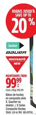 Canadian Tire Bauer X Series Composite Hockey Stick offer