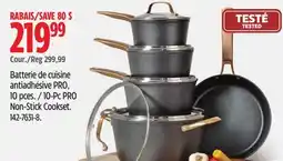 Canadian Tire The Rock 10-Pc PRO Non-Stick Cookset offer