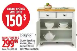 Canadian Tire CANVAS Mayfield Kitchen Cart offer