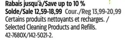 Canadian Tire Swiffer WetJet Selected Cleaning Products and Refills offer