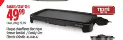 Canadian Tire Black Decker Family-Size Electric Griddle offer