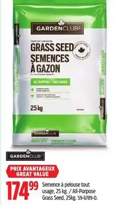 Canadian Tire Garden Club All-Purpose Grass Seed offer