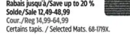 Canadian Tire For Living Selected Mats offer