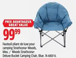 Canadian Tire Woods Strathcona+ Deluxe Bucket Camping Chair, Blue offer