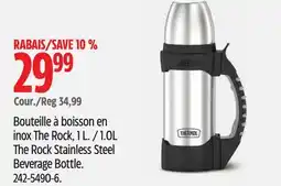 Canadian Tire Thermos 1.0L The Rock Stainless Steel Beverage Bottle offer