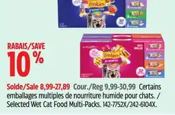 Canadian Tire Purina Selected Wet Cat Food Multi-Packs offer