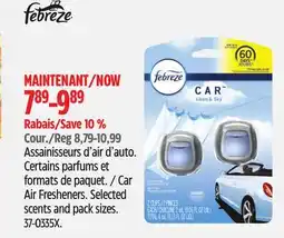 Canadian Tire Febreze Car Air Fresheners offer