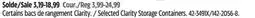 Canadian Tire type A Selected Clarity Storage Containers offer