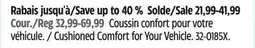 Canadian Tire Heatech Cushioned Comfort for Your Vehicle offer