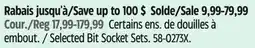 Canadian Tire Maximum Selected Bit Socket Sets offer