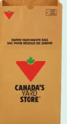 Canadian Tire Canadian Tire Yard Waste Bag offer