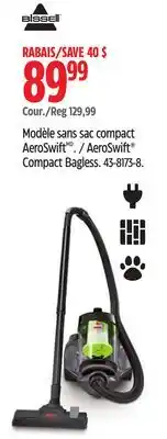 Canadian Tire BISSELL AeroSwift Compact Bagless offer