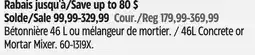 Canadian Tire Certified 46L Concrete or Mortar Mixer offer