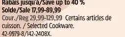Canadian Tire Selected Cookware offer