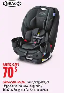 Canadian Tire Graco TrioGrow SnugLock Car Seat offer