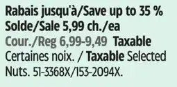 Canadian Tire Planters Taxable Selected Nuts offer