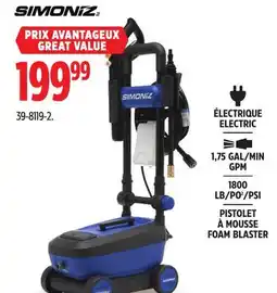 Canadian Tire Simoniz LB/PO2/PSI PISTOLET À MOUSSE FOAM BLASTER offer
