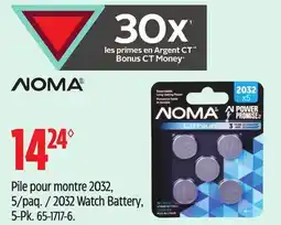 Canadian Tire NOMA 2032 Watch Battery offer