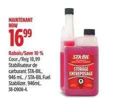 Canadian Tire STA-BIL Fuel Stabilizer offer