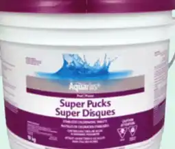 Canadian Tire Aquarius Stabilized Chlorine Pucks offer