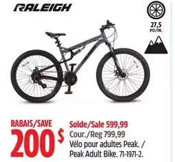 Canadian Tire Raleigh Peak Adult Bike offer