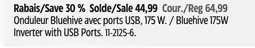 Canadian Tire Bluehive 175W Inverter with USB Ports offer