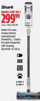 Canadian Tire Shark Detect Pro with PowerFins Self-Cleaning Brushroll offer