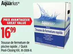 Canadian Tire Aquarius Quick Pool-Closing Kit offer