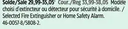 Canadian Tire Garrison Selected Fire Extinguisher or Home Safety Alarm offer