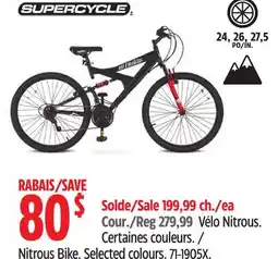Canadian Tire Supercycle Nitrous Bike offer