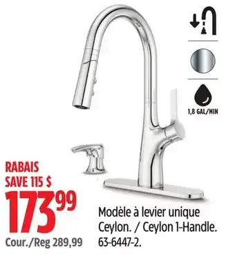 Canadian Tire Pfister Ceylon 1-Handle offer