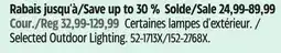 Canadian Tire Shelby Selected Outdoor Lighting offer