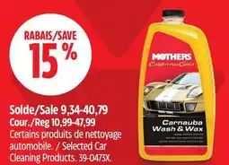 Canadian Tire Selected Car Cleaning Products offer